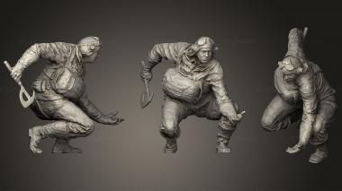 Military figurines Andrew Mynarski Vc 3d model